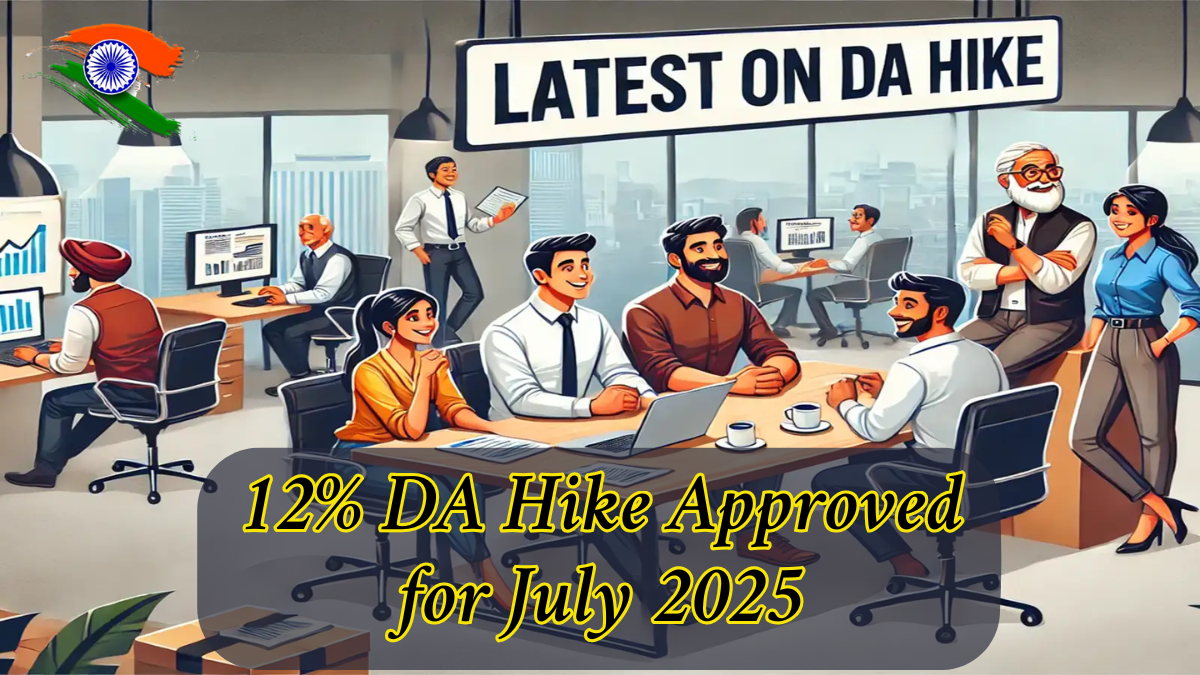 12% DA Hike Approved for July 2025: What It Means for Govt Employees and Pensioners